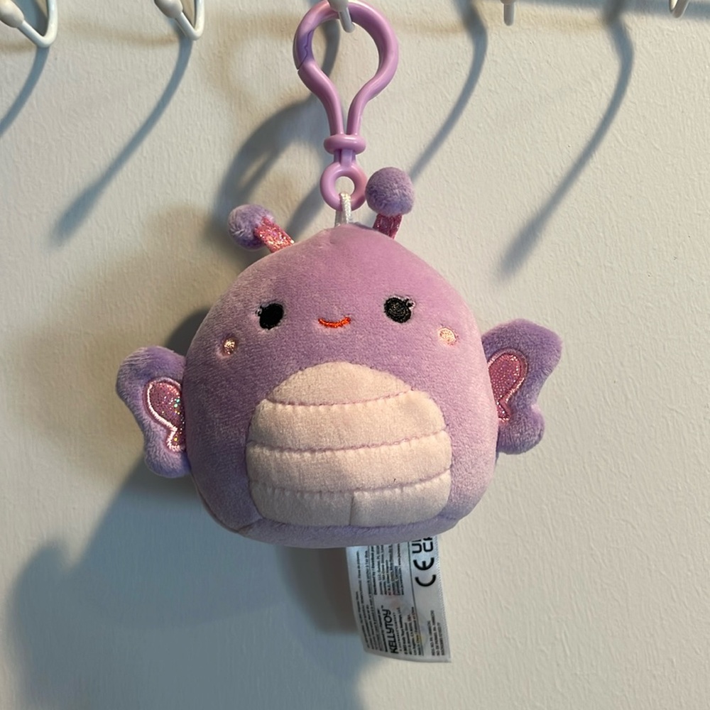 Squishmallows Brenda the Butterfly 3.5” Clip